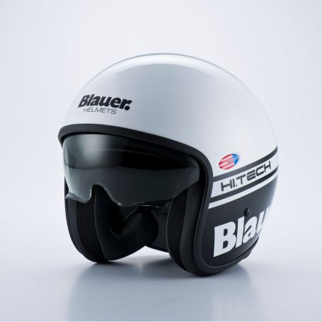 Jets Helmets BLAUER BLAUER PILOT WHITE/BLACK BRIGHT HELMET BLCJ106