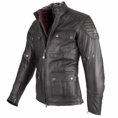 Men's Jackets By City BY CITY LEGEND II BROWN LEATHER JACKET
