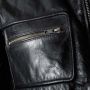Men's Jackets By City BY CITY LEMANS BLACK LEATHER JACKET