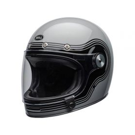 Casques BELL CASQUE BELL BULLITT DLX FLOW GRIS NOIR BRILLANT 800000071067