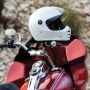 Casques BILTWELL CASQUE BILTWELL LANE SPLITTER METALLIC PEARL BLANC