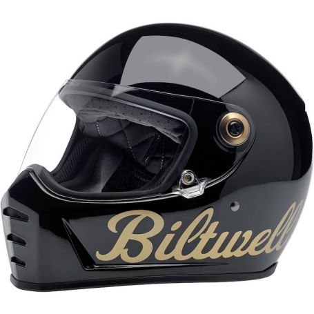 Casques BILTWELL CASQUE BILTWELL LANE SPLITTER FACTORY NOIR OR