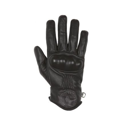 Men's Gloves HELSTONS HELSTONS GLOVES SUN SUMMER LEATHER BLACK