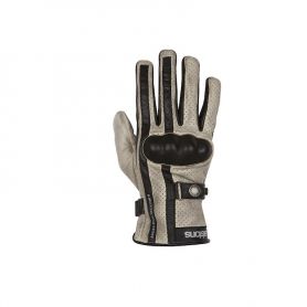 Gants Hommes HELSTONS GANTS HELSTONS EAGLE ETE CUIR BEIGE-NOIR