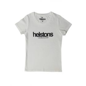 Tee-Shirts Femmes HELSTONS T-SHIRT FEMME HELSTONS CORPORATE GIRL COTON BLANC