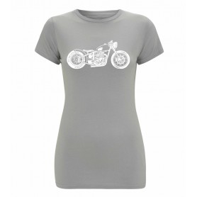 Tee-Shirts Femmes OILY RAG BIKE PINK OILY RAG TEE SHIRT GRIS FEMME OR-109L-GR