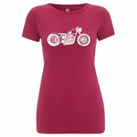 Tee-Shirts Femmes OILY RAG BIKE PINK OILY RAG TEE SHIRT ROSE FEMME OR-109L-PK