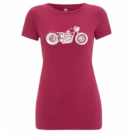 Tee-Shirts Femmes OILY RAG BIKE PINK OILY RAG TEE SHIRT ROSE FEMME OR-109L-PK