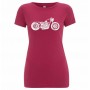 Tee-Shirts Femmes OILY RAG T-SHIRT OILY RAG BIKE PINK ROSE FEMME OR-109L-PK