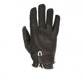 GANTS HELSTONS HIRO ETE CUIR SOFT NOIR-BLANC