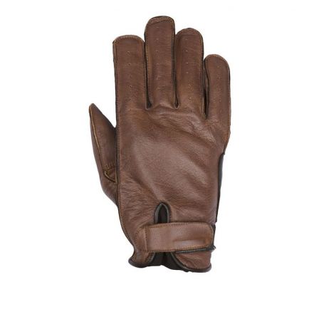 HELSTONS GLOVES HIRO SUMMER SOFT LEATHER TAN-BLACK