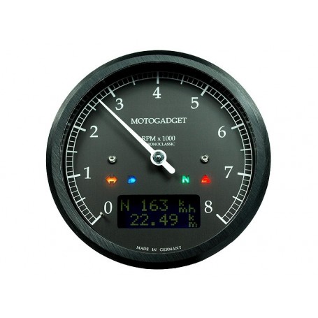 Comptes Tours MOTOGADGET MOTOGADGET CHRONOCLASSIC 8 BLACK LCD 2004059