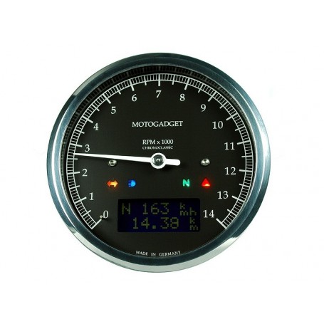 Tachometers MOTOGADGET MOTOGADGET CHRONOCLASSIC 14 BLACK LCD 2004066