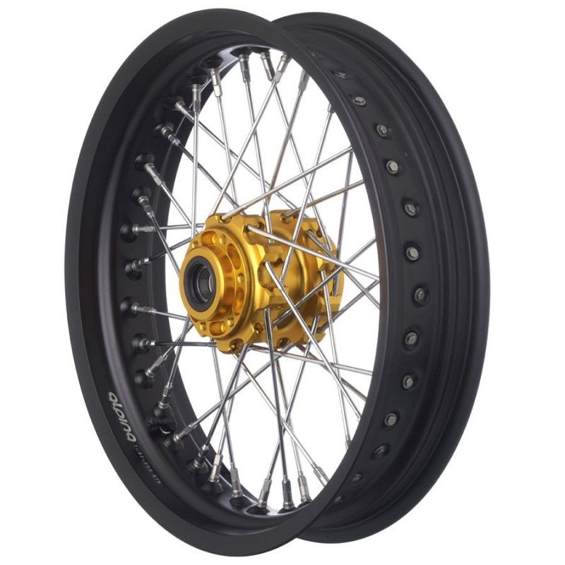 Roues ALPINA ALPINA ROUES AV A RAYONS CERCLAGE ALU TUBELESS 3.5 X 17 IM-TB412 Roues ALPINA ALPINA ROUES AV A RAYONS CERCLAGE ALU TUBELESS 3.5 X 17 IM-TB412