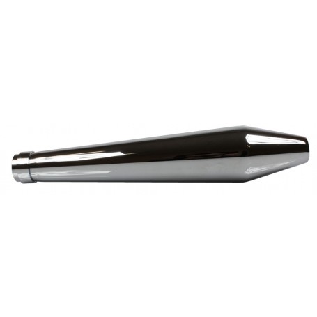 Mufflers BLVD.966 ECHAPPEMENT RACER NON HOMOLOGUE NOIR L440MM - DIAM 44MM BLVD.966 ECHAP-H480