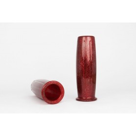 Throttles BLVD.966 POIGNEES POSH ROUGE METAL FLAKE 1 pouce 25.4mm BLVD.966 POSH-1P-RED