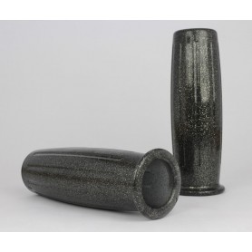 Throttles BLVD.966 POIGNEES POSH SMOKE METAL FLAKE 1 pouce 25.4mm BLVD.966 POSH-1P-SMK