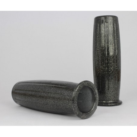 Throttles BLVD.966 POIGNEES POSH SMOKE METAL FLAKE 1 pouce 25.4mm BLVD.966 POSH-1P-SMK