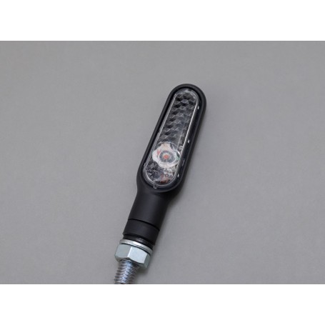 Turn Signals DAYTONA DAYTONA PAIRE DE CLIGNOTANTS VINTAGE D LIGHT NOIRS. VITRE CLAIRE 86679