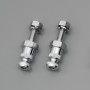 Turn Signals Brakets DAYTONA DAYTONA SUPPORT DE CLIGNOTANT M8X30X26 CHROME 10399