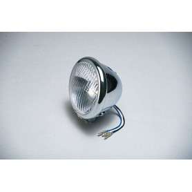 Headlights DAYTONA DAYTONA PHARE CHROME AVEC VERRE VINTAGE. DIAMETRE 4.5 . 12 V 35W 36764