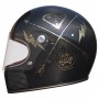 Helmets PREMIER CASQUE PREMIER TROPHY CARBON NX GOLD CHROMED TROPHY CARBON NX GOLD CHROMED