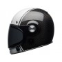 Casques BELL CASQUE BELL BULLITT CARBON GLOSS BLANC/CARBON PIERCE 7092543