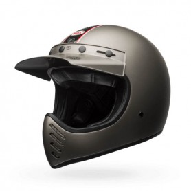 Helmets BELL CASQUE BELL MOTO-3 INDEPENDENT TITANE MAT 7081039