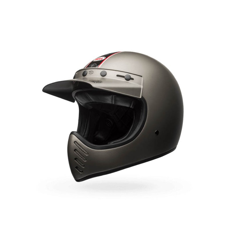 Casques BELL CASQUE BELL MOTO-3 INDEPENDENT TITANE MAT 7081039 Casques BELL CASQUE BELL MOTO-3 INDEPENDENT TITANE MAT 7081039