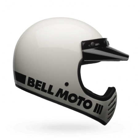 Casques BELL CASQUE BELL MOTO-3 CLASSIC BLANC 7081045