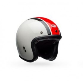 Helmets BELL CASQUE BELL CUSTOM 500 ACE CAFÉ STADIUM GLOSS SILVER/RED/BLACK 7095629