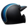 Casques BELL CASQUE BELL MOTO-3 Matte Silver/Black/Blue Stripes 7092525