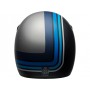 Helmets BELL CASQUE BELL MOTO-3 Matte Silver/Black/Blue Stripes 7092525