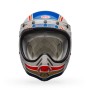 Helmets BELL CASQUE BELL MOTO-3 RSD MALIBU BLEU/BLANC 7084414