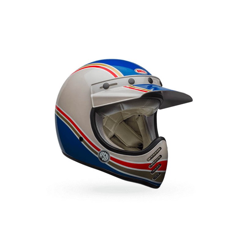 Casques BELL CASQUE BELL MOTO-3 RSD MALIBU BLEU/BLANC 7084414 Casques BELL CASQUE BELL MOTO-3 RSD MALIBU BLEU/BLANC 7084414