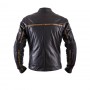 Men's Jackets HELSTONS BLOUSON HELSTONS DAYTONA CUIR RAG NOIR 20140070 NO
