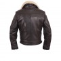 Blousons Hommes HELSTONS BLOUSON HELSTONS GANG CUIR RAG MARRON FULL FOURRURE 20170006 M