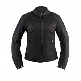 Blousons Femmes HELSTONS BLOUSON HELSTONS WINNER FEMME TEXTILE MESH NOIR 20160160 N