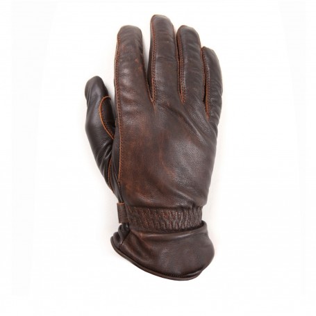 Gants Hommes HELSTONS GANTS HELSTONS LEGEND ÉTÉ CUIR PULL UP MARRON 20130056 M