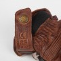 Men's Gloves HELSTONS GANTS HELSTONS VELVET HIVER CUIR CRUST CAMEL-NOIR 20160102 CN