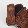 Gants Hommes HELSTONS GANTS HELSTONS VELVET HIVER CUIR CRUST CAMEL-NOIR 20160102 CN