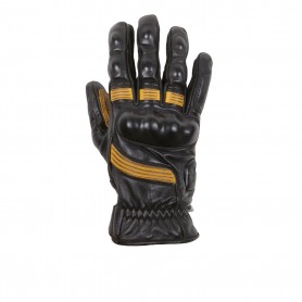 Gants Hommes HELSTONS GANTS HELSTONS VITESSE PRO ÉTÉ CUIR SOFT NOIR GOLD 20160164 NG