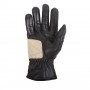 Gants Hommes HELSTONS GANTS HELSTONS BROD HIVER CUIR SOFT NOIR-BEIGE 20160098 NB