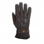 Men's Gloves HELSTONS GANTS HELSTONS BROD HIVER CUIR PULL UP MARRON-NOIR 20160098 MN