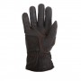 Men's Gloves HELSTONS GANTS HELSTONS BROD HIVER CUIR PULL UP MARRON-NOIR 20160098 MN