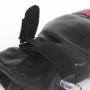 Women's Gloves HELSTONS GANTS HELSTONS STINGRAY HIVER CUIR SOFT NOIR-ROUGE PRIMALOFT 20170024 NR