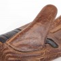 Women's Gloves HELSTONS GANTS HELSTONS ZIGY ÉTÉ CUIR CRUST CAMEL-NOIR 20160085 CN