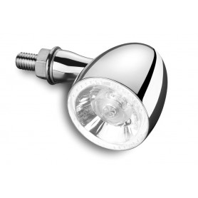 Turn Signals KELLERMANN CLIGNOTANT KELLERMANN BULLET 1000 PL BLANC CHROME AVANT 2 FONCTIONS 200-260