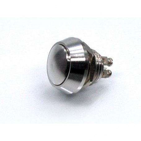 Boutons et Contacteurs MOTOGADGET MOTOGADGET MINI BOUTON POUSSOIR M12 INOX 9003045