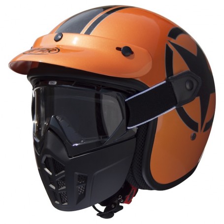 Casques PREMIER CASQUE PREMIER MASK METALLIC ORANGE MASK METALLIC ORANGE